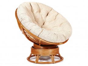 Кресло-качалка Papasan w 23/01 B с подушкой Cognac, ткань Старт в Тюмени - tyumen.magazin-mebel74.ru | фото