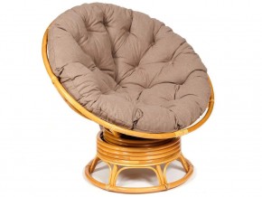 Кресло-качалка Papasan w 23/01 B с подушкой Honey, экошерсть Коричневый в Тюмени - tyumen.magazin-mebel74.ru | фото