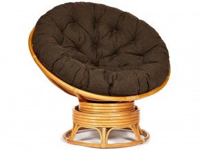 Кресло-качалка Papasan w 23/01 B с подушкой Honey, ткань Коричневый в Тюмени - tyumen.magazin-mebel74.ru | фото