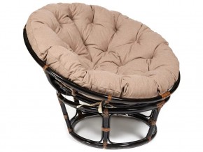 Кресло Papasan 23/01 W с подушкой Antique brown, экошерсть Коричневый в Тюмени - tyumen.magazin-mebel74.ru | фото