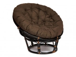 Кресло Papasan 23/01 W с подушкой Antique brown, ткань Коричневый в Тюмени - tyumen.magazin-mebel74.ru | фото