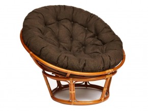 Кресло Papasan 23/01 W с подушкой Cognac, ткань Коричневый в Тюмени - tyumen.magazin-mebel74.ru | фото