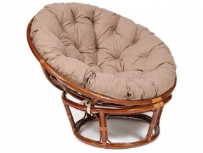 Кресло Papasan 23/01 W с подушкой Pecan, экошерсть Коричневый в Тюмени - tyumen.magazin-mebel74.ru | фото