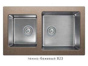 Мойка комбинированная Tolero twist TTS-840 Темно-бежевый 823 в Тюмени - tyumen.magazin-mebel74.ru | фото