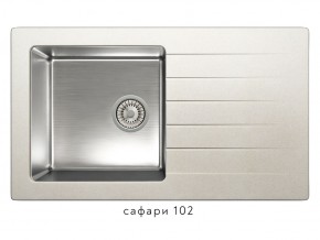 Мойка комбинированная Tolero twist TTS-860 Сафари 102 в Тюмени - tyumen.magazin-mebel74.ru | фото