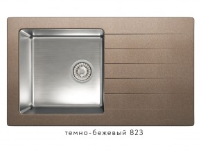 Мойка комбинированная Tolero twist TTS-860 Темно-бежевый 82 в Тюмени - tyumen.magazin-mebel74.ru | фото