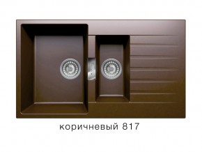 Мойка кварцевая Tolero Loft TL-860 Коричневый 817 в Тюмени - tyumen.magazin-mebel74.ru | фото