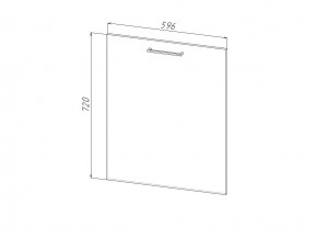 П 60 Комплект для посудомоечной машины 600 мм (цоколь + фасад) ЛДСП в Тюмени - tyumen.magazin-mebel74.ru | фото