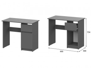 Стол письменный 900 Денвер Графит серый в Тюмени - tyumen.magazin-mebel74.ru | фото